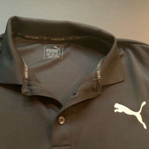 Puma men’s polo. Black size M